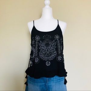 Free People Beaded Tank Top